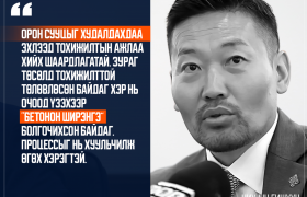 Х.Ганхуяг: Барилга, орон сууцыг зураг төслийг дагуу хийх процессыг нь хуульчилж өгөх шаардлагатай байна