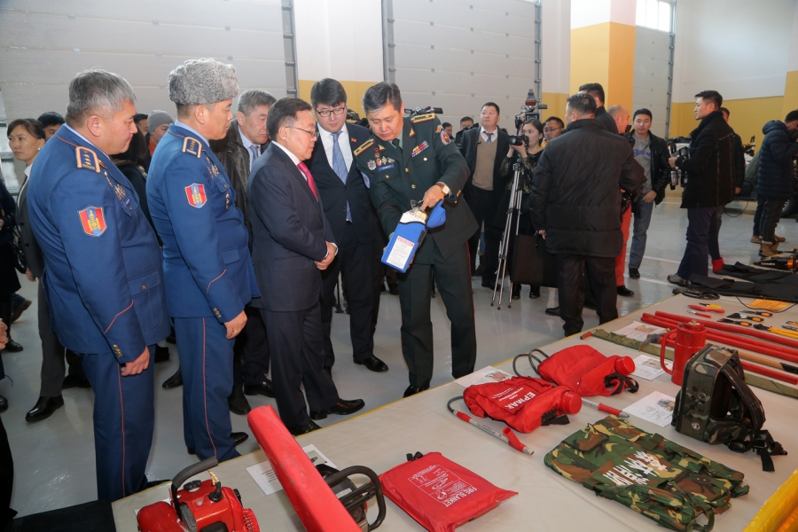 Ерөнхийлөгч гамшгаас хамгаалах сургалт, арга зүйн төвтэй танилцлаа