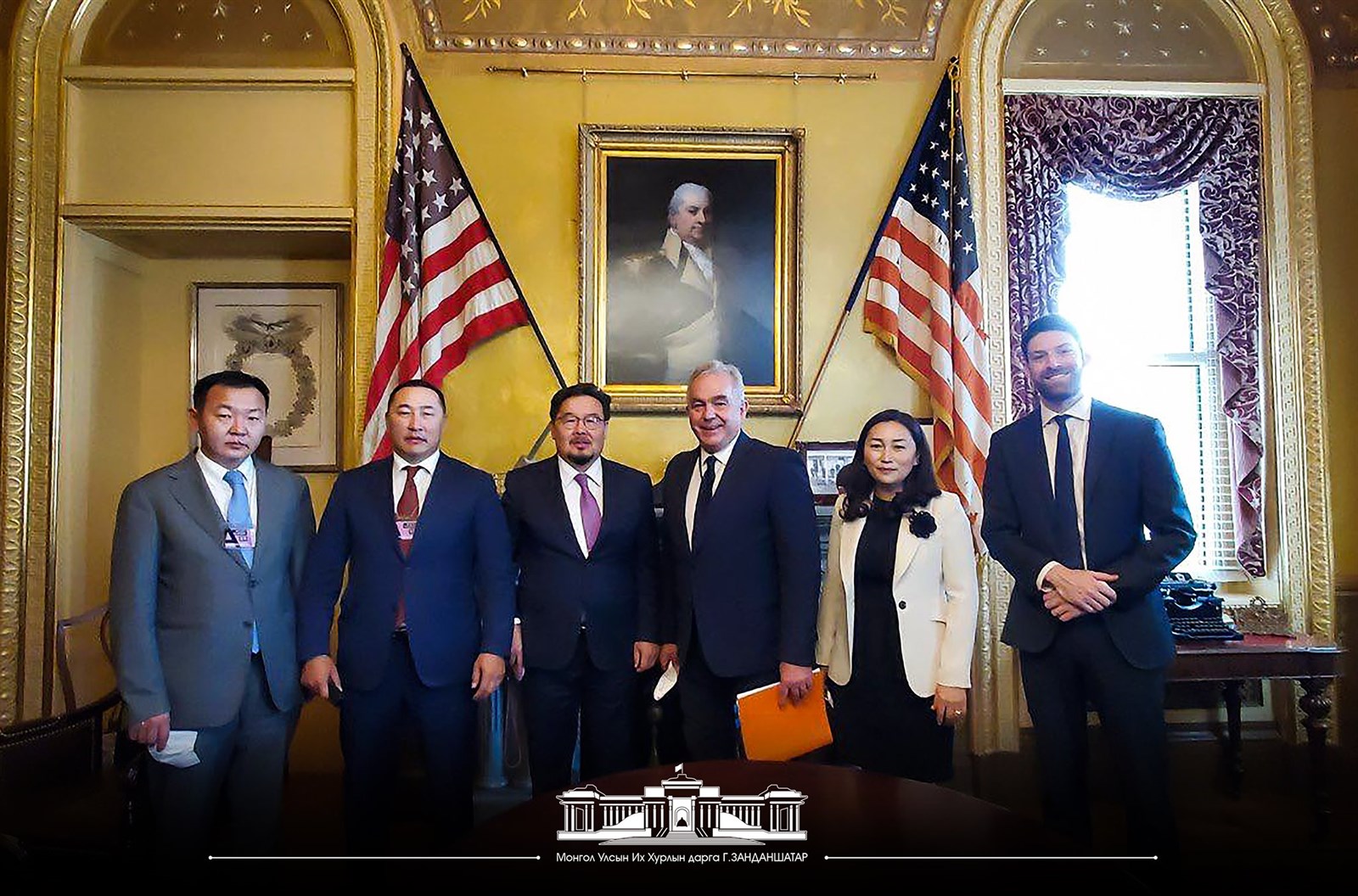 Монголын парламентын ардчилал, эдийн засгийг дэмжих эрмэлзэлтэй байгаагаа АНУ-ын тал илэрхийллээ