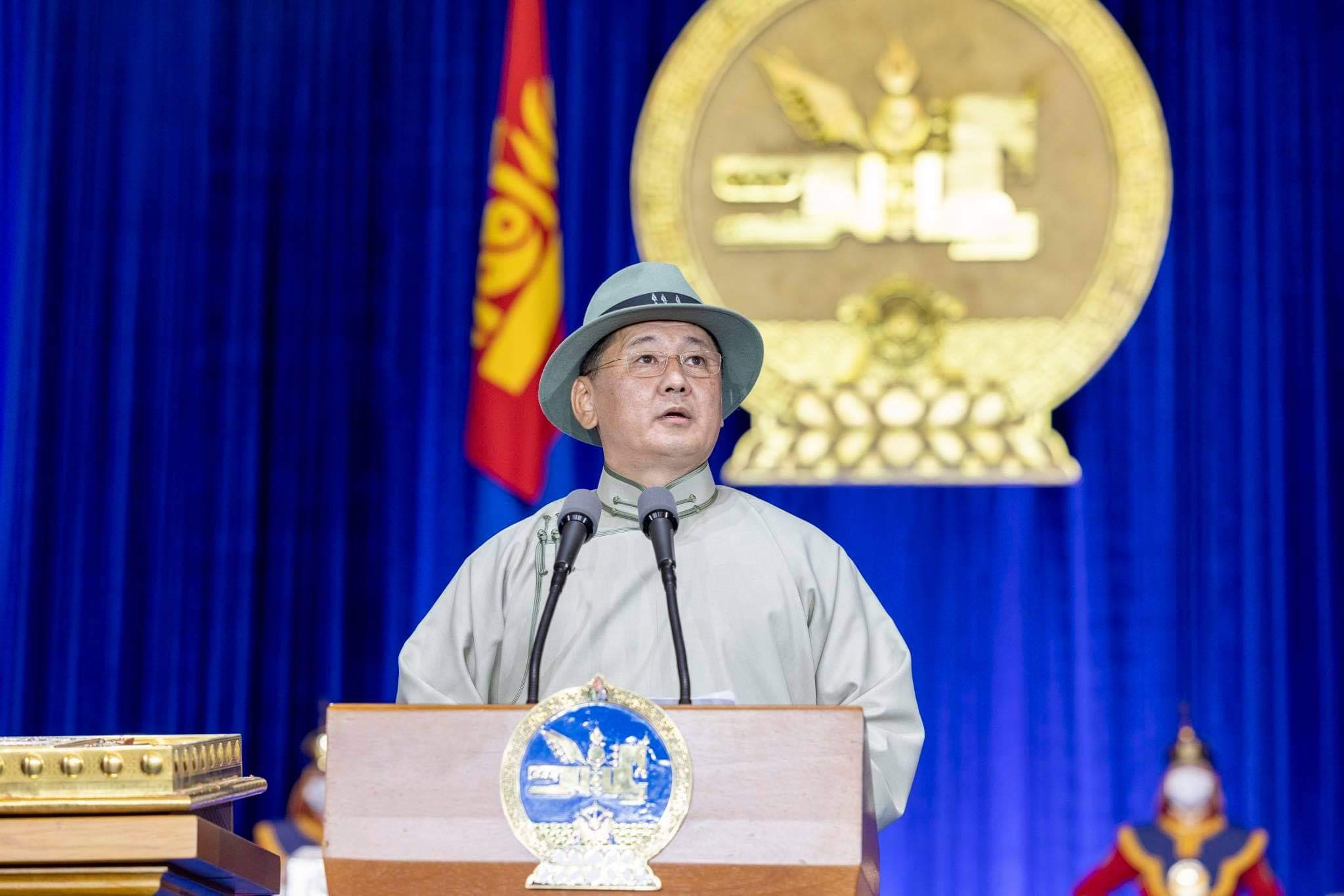 Монгол Улсын Ерөнхийлөгч У.Хүрэлсүх мэндчилгээ дэвшүүлэв