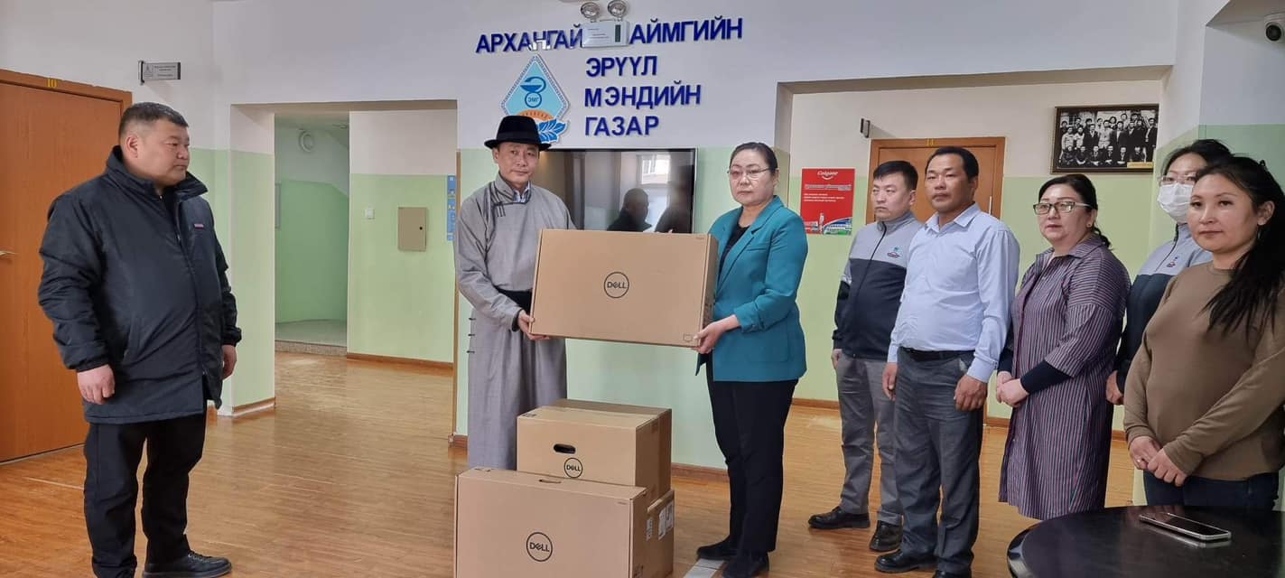 Архангай аймагт ЭМЯ-аас олгосон зарим тоног төхөөрөмжийг хүлээлгэн өглөө